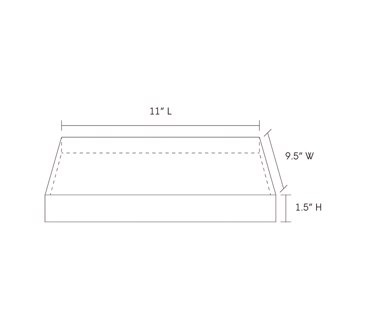 7-section fire-safe tray