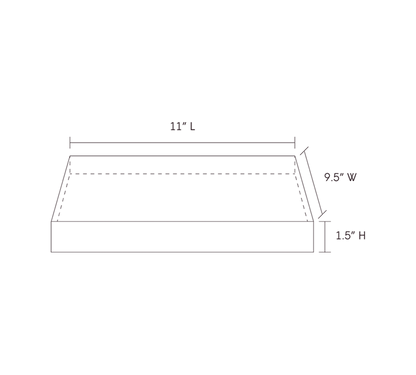 7-section fire-safe tray